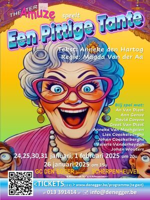 Theater AMUZE speelt "Een Pittige Tante!"