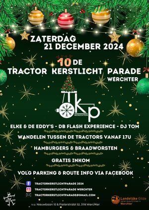 Tractorkerstlichtparade Werchter