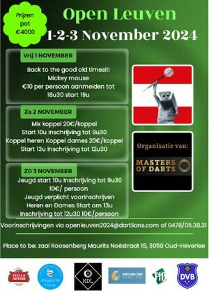 Open Leuven 2024 - Masters of DARTS