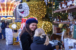 Kerstmarkt Diest met Fun Slide