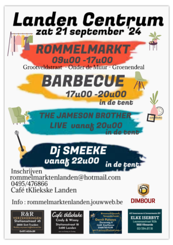 Rommelmarkt - BBQ - Muziek