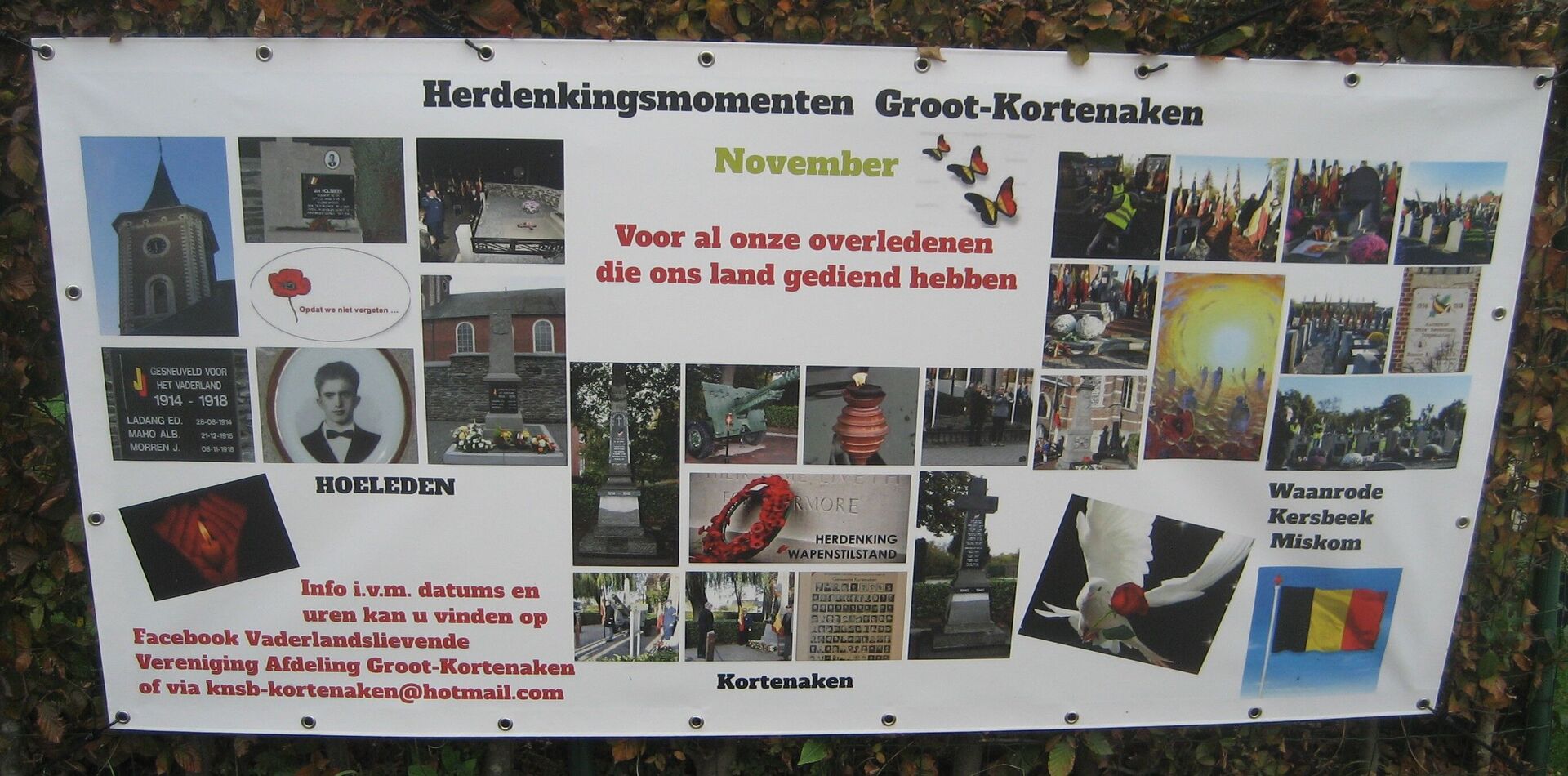 Herdenkingsmomenten Groot-Kortenaken