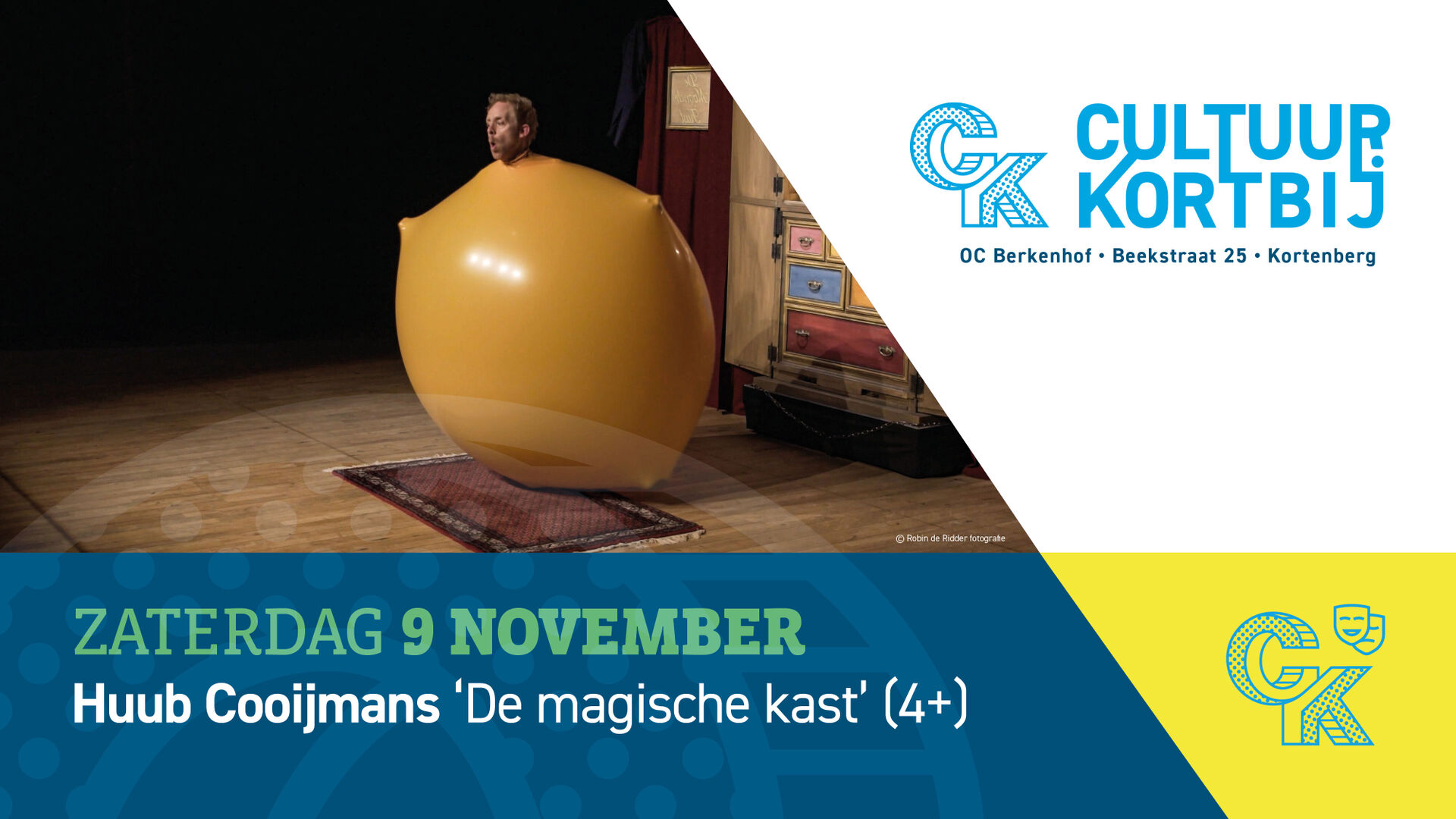 Cultuur Kortbij: Huub Cooijmans – ‘De magische kast’ (4+)