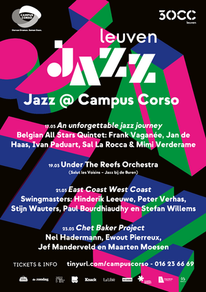 Leuven Jazz 2025 : Live concert Swingmasters quintet East Coast West Coast