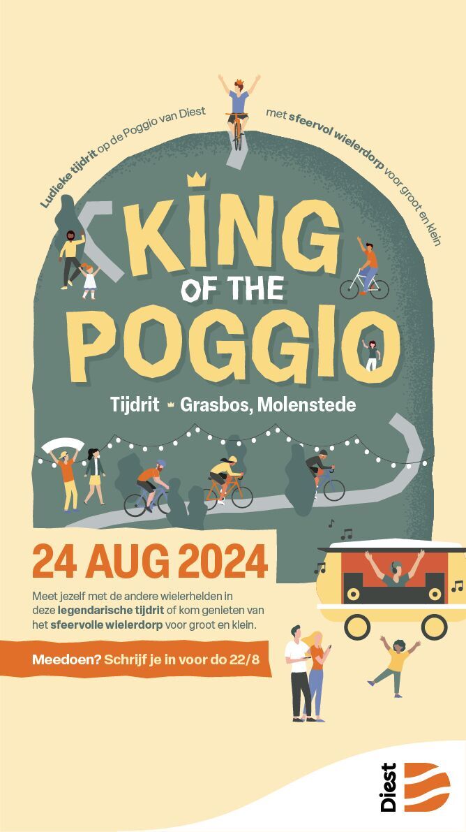 King of the Poggio - Ludieke tijdrit en wielerdorp Diest